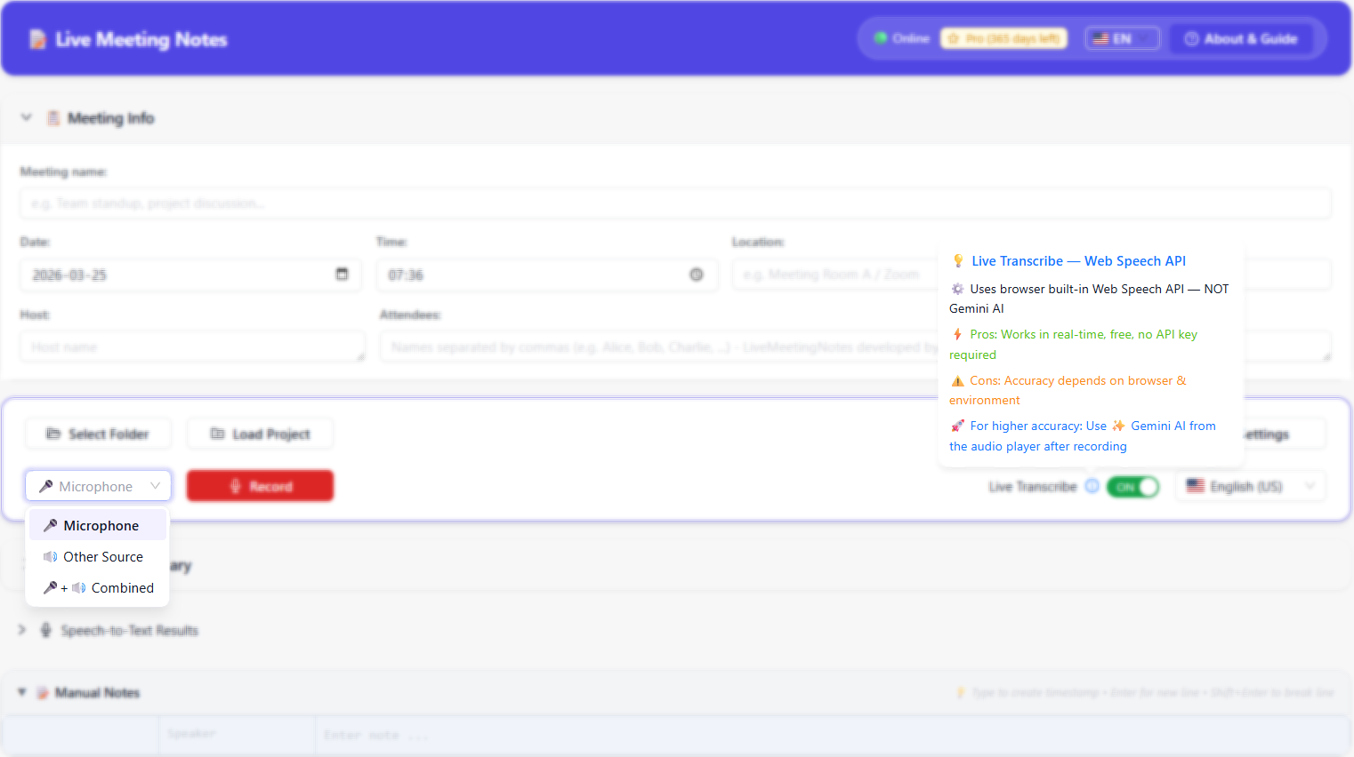 Audio source selector